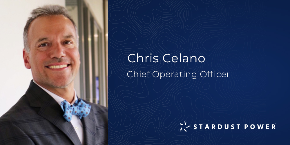 Chris Celano Stardust Power COO